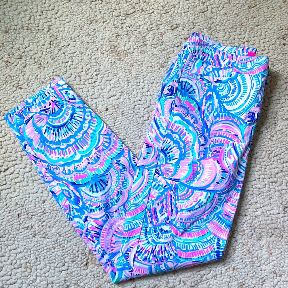 Lilly Pulitzer Kelly High Rise Ankle Pants 0